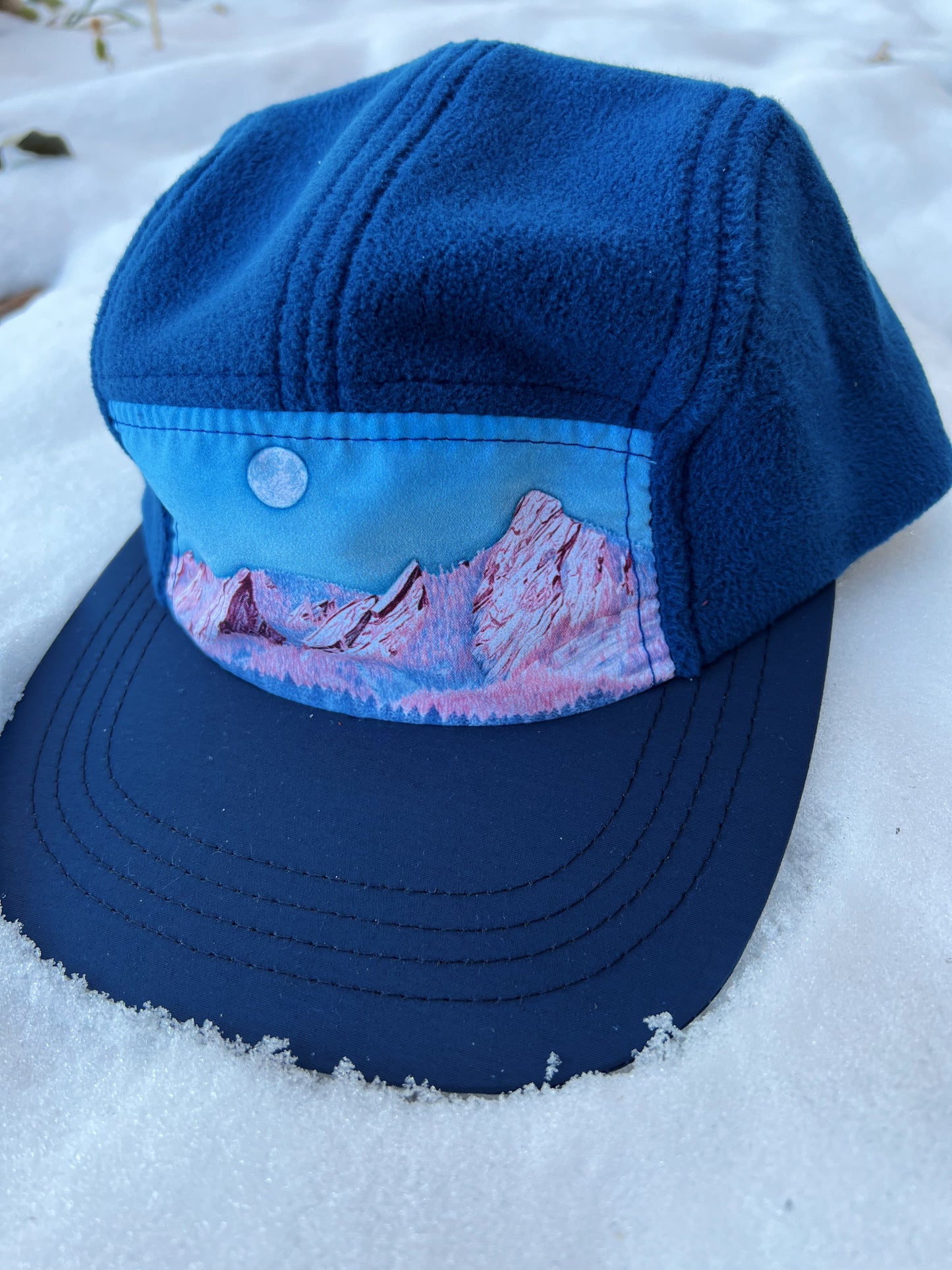 Flatirons with Snow Fleece Hat