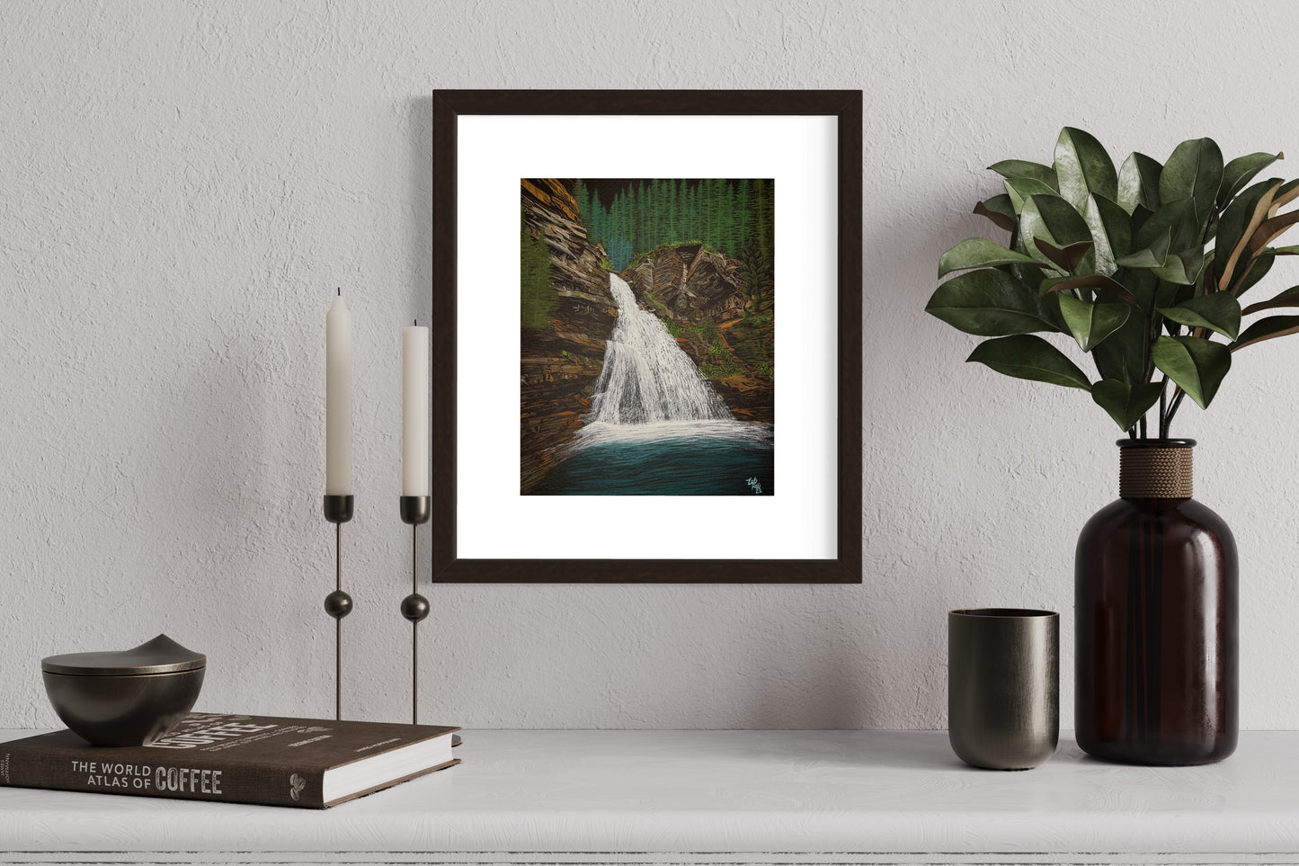 South Mineral Creek Falls Painting Original