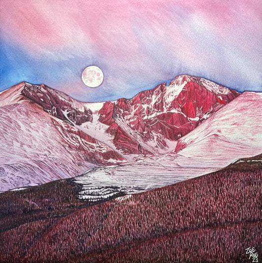 Longs Peak with Snow Original