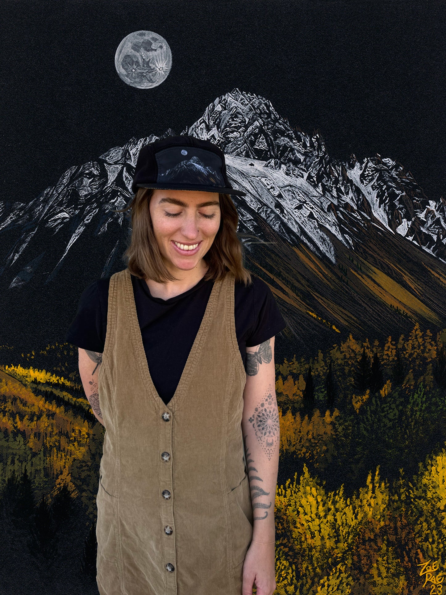 Autumnal Mt. Sneffels Fleece Hat