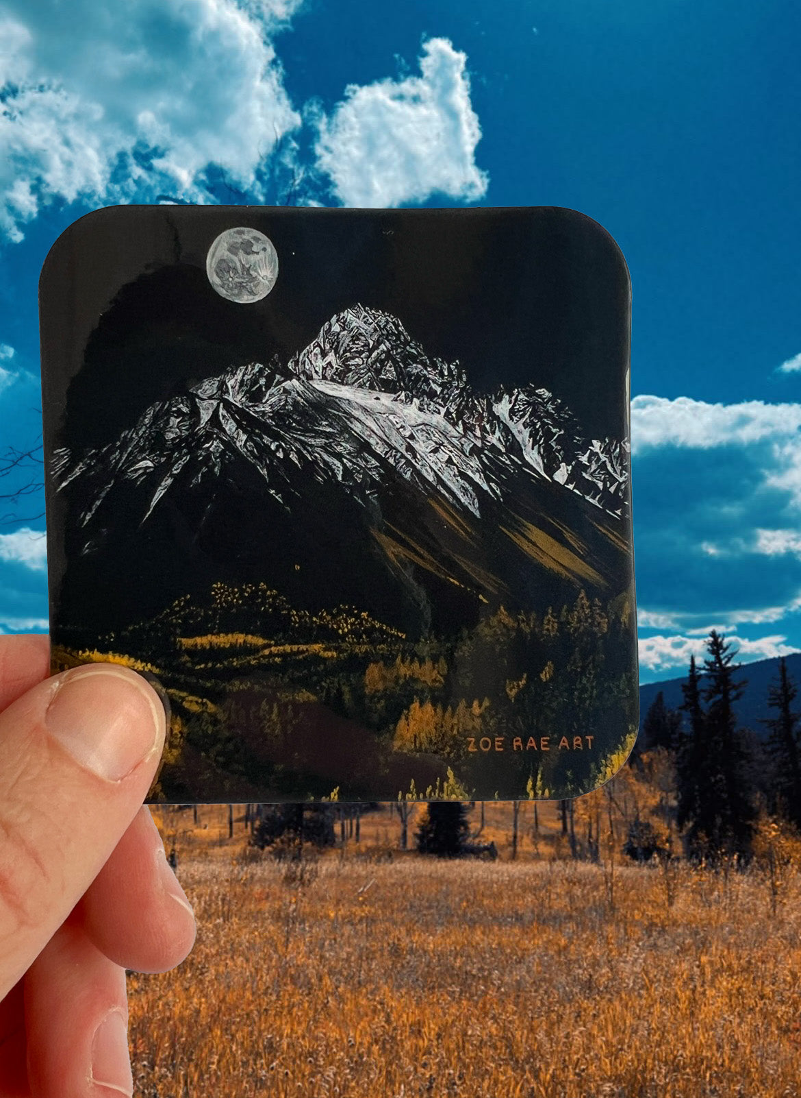 Autumnal Mt. Sneffels Sticker