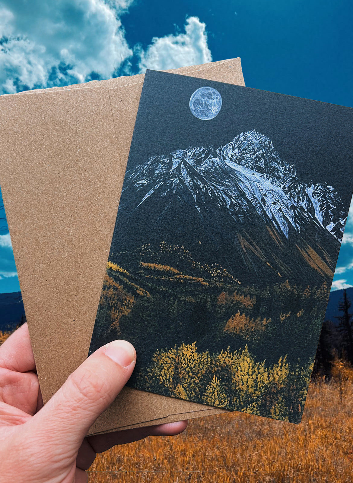 Autumnal Mt. Sneffels Greeting Card