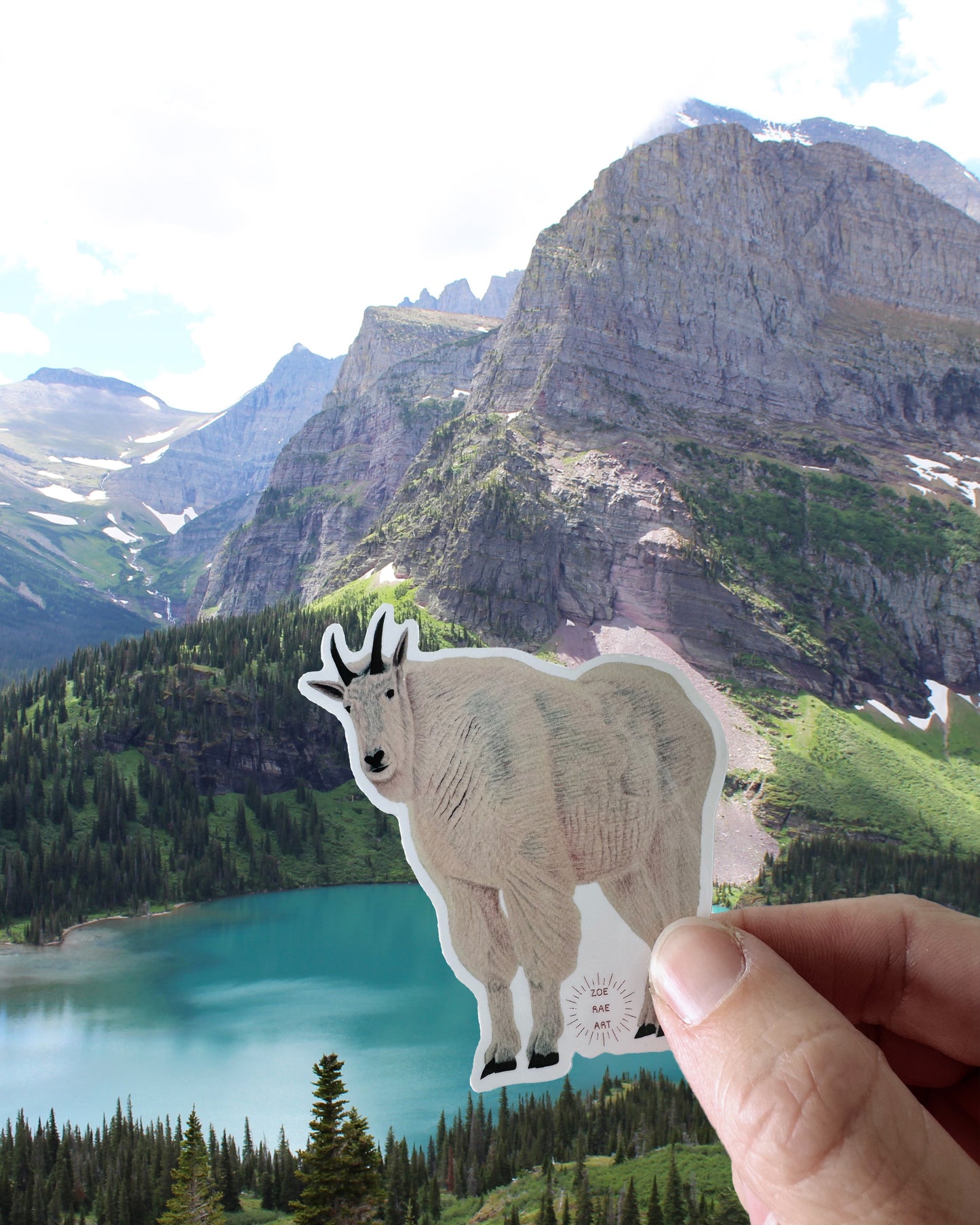 Mountain Goat Sticker