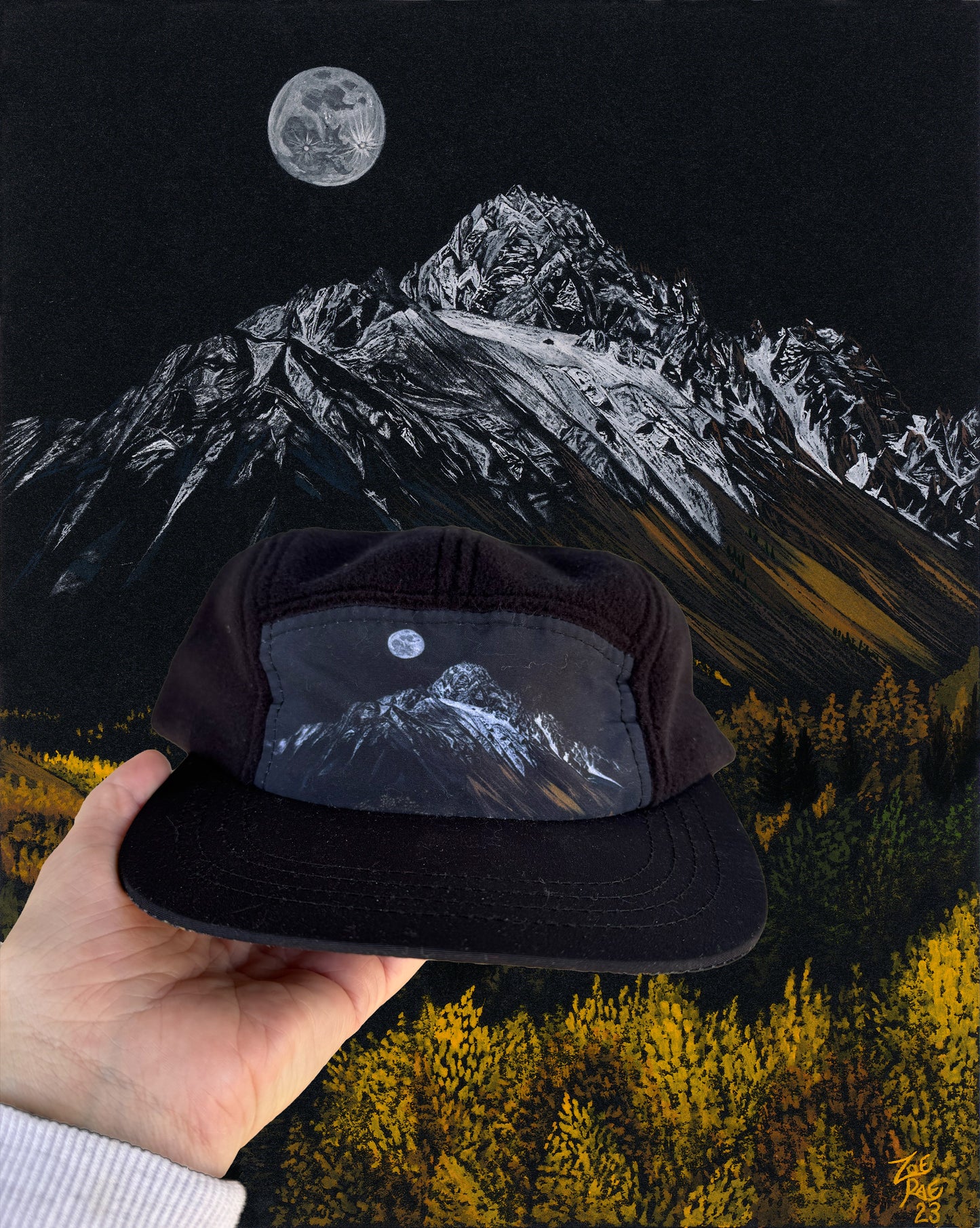 Autumnal Mt. Sneffels Fleece Hat